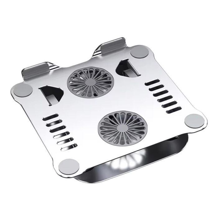 Metallic Laptop/ Tablet Stand with Fans - Image 2