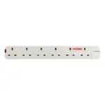 Tronic 6 Way Extension Socket TRK7866