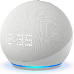 Amazon Echo Dot 5th Gen, smart Bluetooth speaker with clock and Alexa